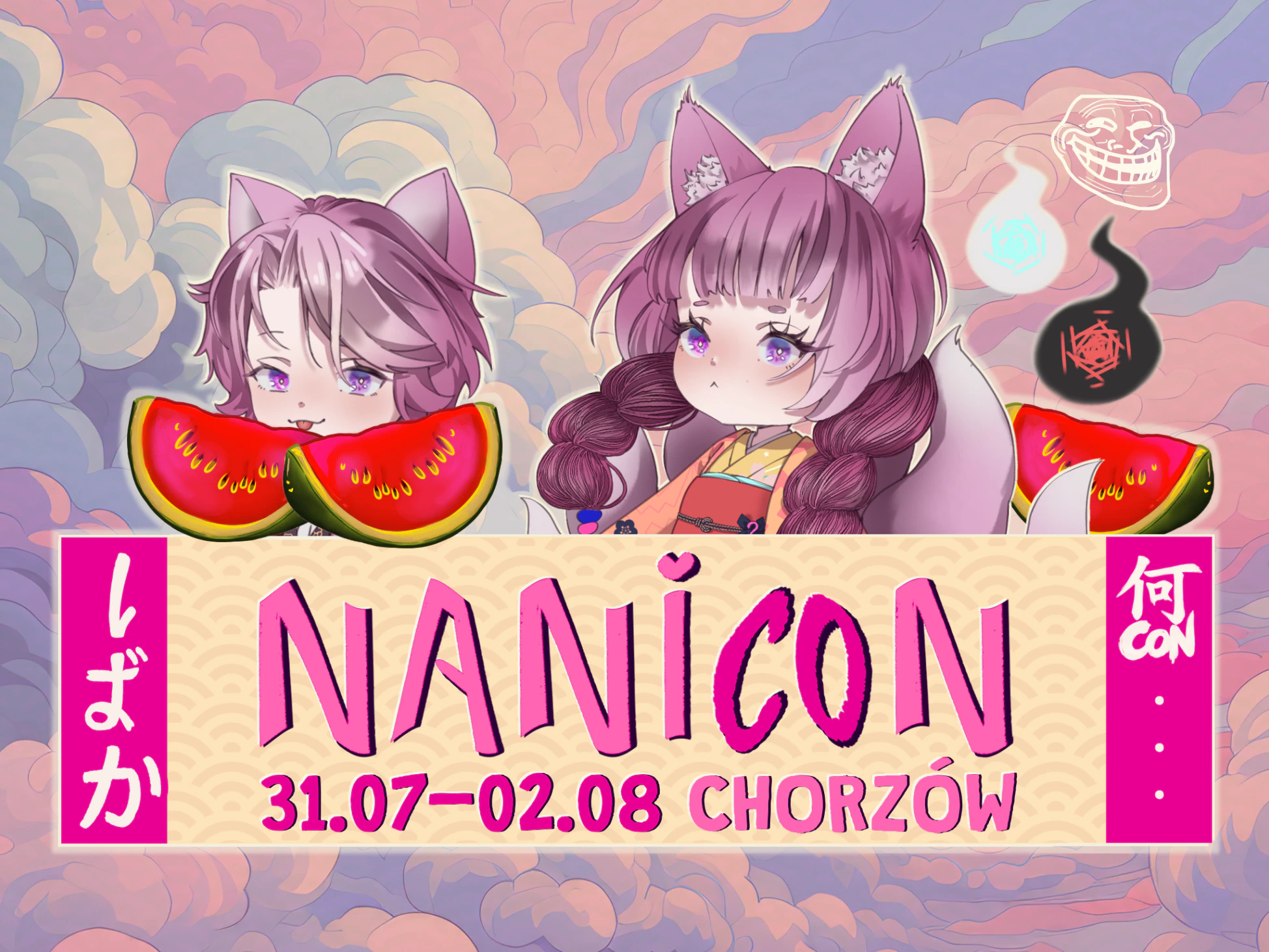 Grafika konwentu Nanicon 2026